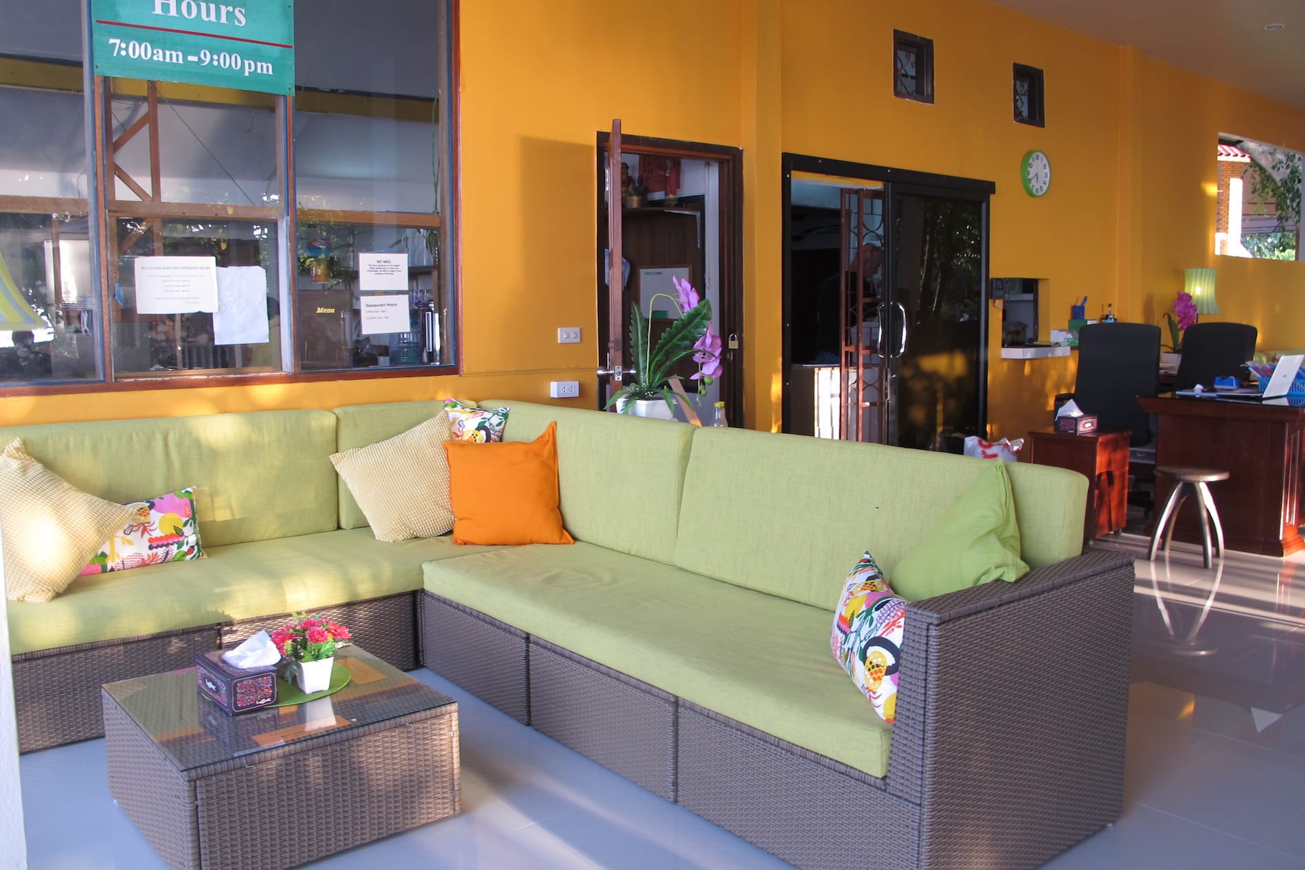 new lounge area health oasis resort samui detox